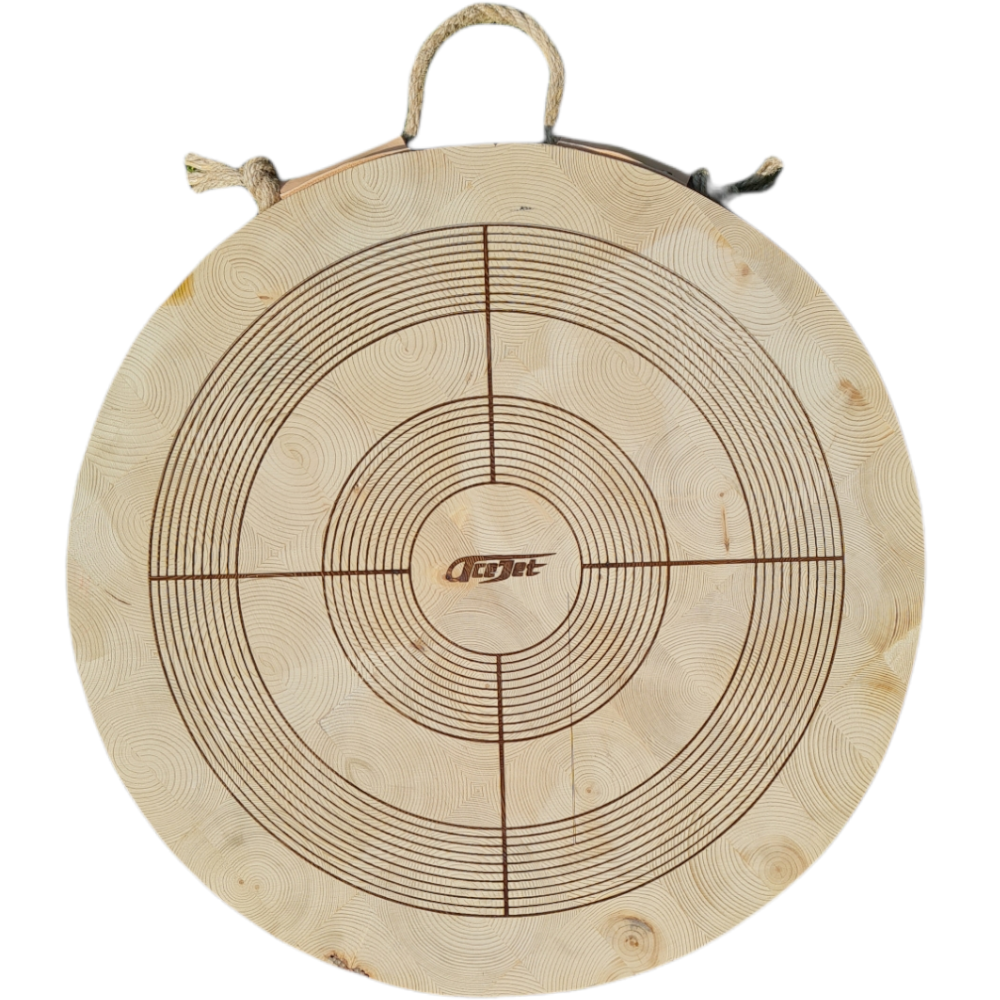 ACEJET Competition Endgrain Target – Officieel Wedstrijd Werpdoel Ø50 cm