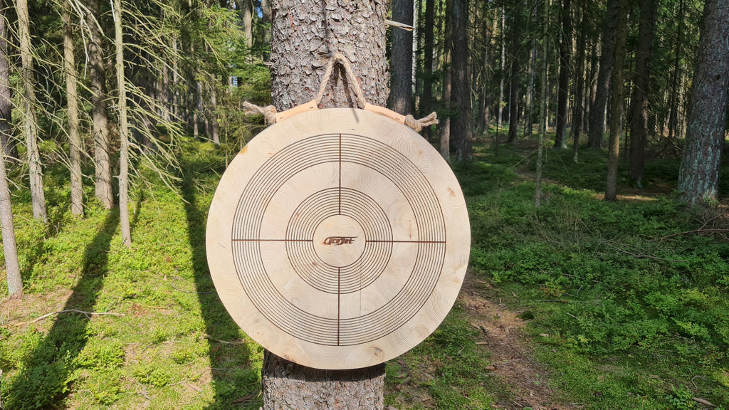 ACEJET Competition Endgrain Target – Officieel Wedstrijd Werpdoel Ø50 cm