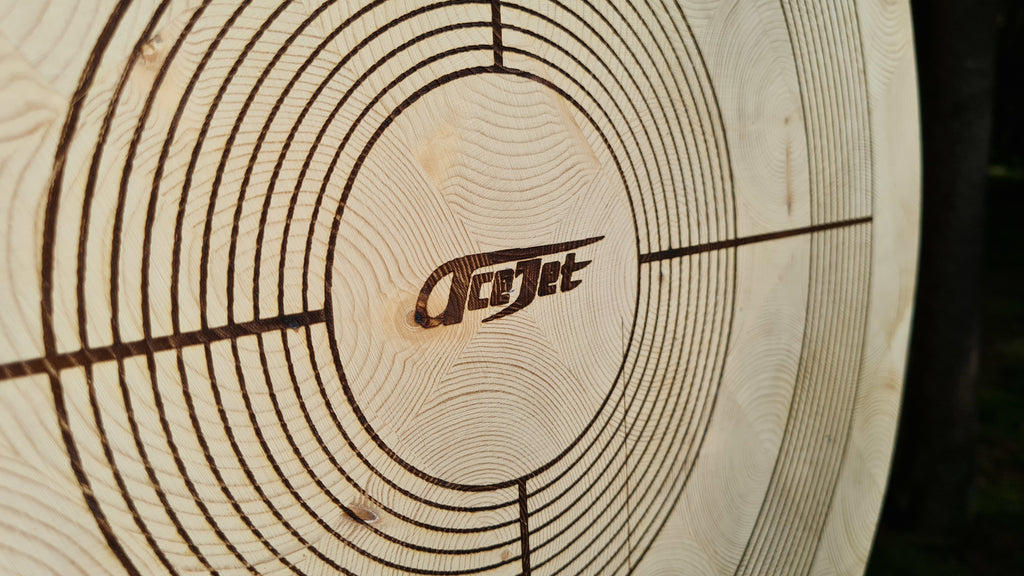 ACEJET Competition Endgrain Target – Officieel Wedstrijd Werpdoel Ø50 cm