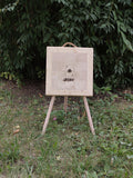 ACEJET Endgrain PRO Square 21" – Staand Werpdoel voor Messen & Bijlen