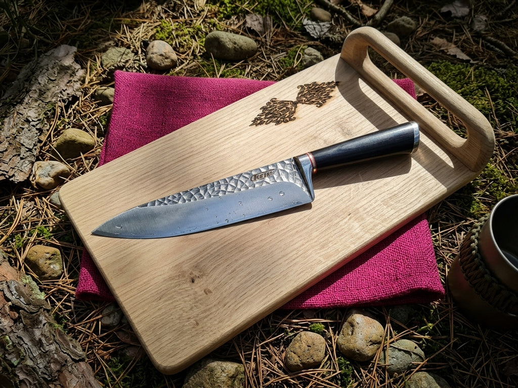 Hammerman Chef Knife | Premium San Mai Damascus Staal