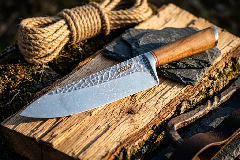 Hammerman Chef Knife | Premium San Mai Damascus Staal