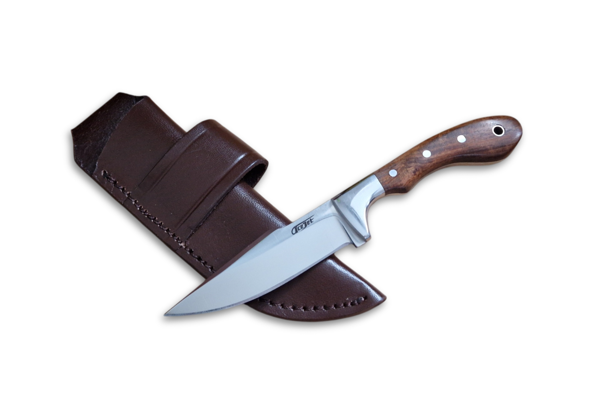 ACEJET Skinner Beaver 4" Rozenhout – Elmax Jachtmes